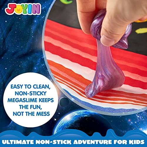 Safe and non toxic sensory stress relief toy being squeezed by hands.