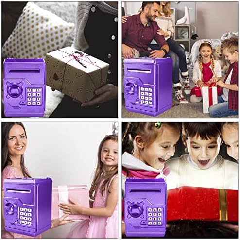 Cargooy kids money safe box battery compartment and durable base structure