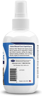 Vetericyn Plus skin repair spray for cats packaging angle view