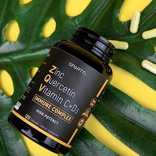 SPARTIS vitamin c d3 and zinc capsules for seasonal wellness and antioxidant care