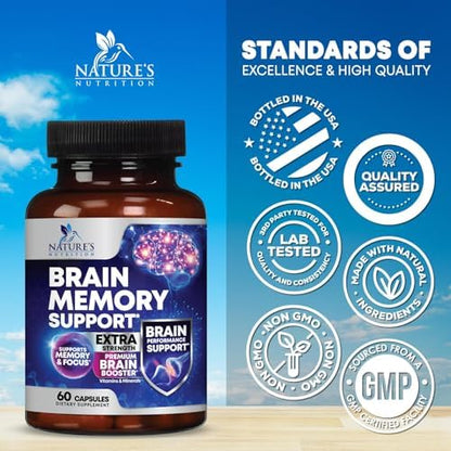 Nature's Nutrition Focus and Clarity formula side panel depicting non-GMO credentials