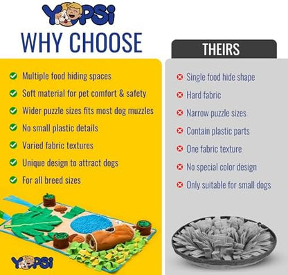 Yopsi dog enrichment toy sensory obstacles