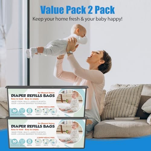 Zippland nursery odor locking refill product display