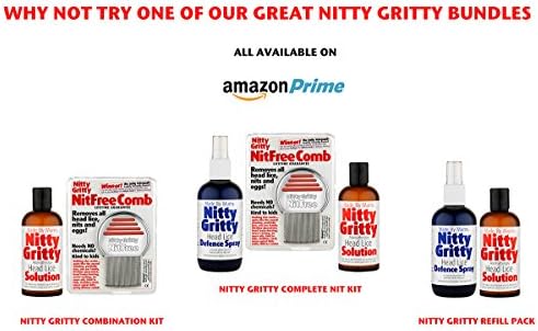 Nitty Gritty 250ml atomiser bottle for head lice prevention