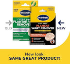 Dr. Scholl's medicated discs and extra-thick cushioning pads for plantar warts.