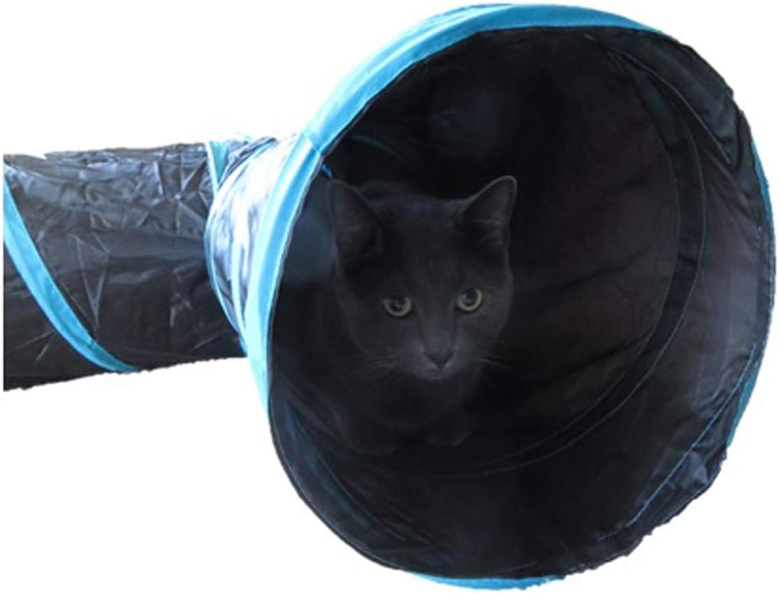 Feline Ruff pet tunnel fully collapsed for storage