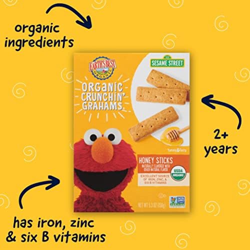 Organic honey sticks snack box nutrition information