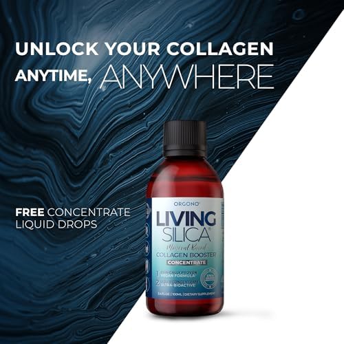 Orgono Living Silica liquid supplement travel size bottle
