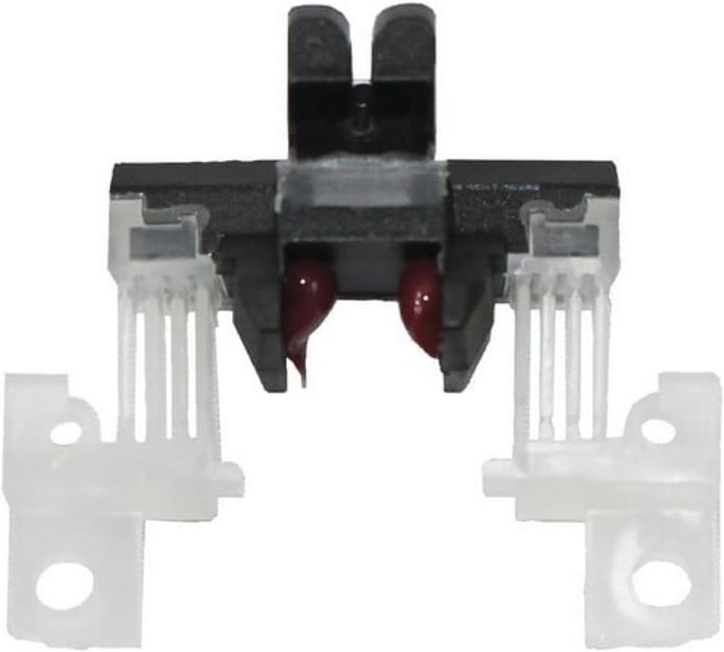 Clear frame and black lever of the Andis clipper blade drive assembly showing installation screws