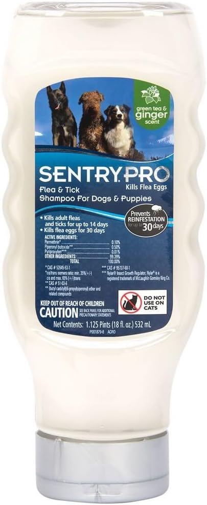Sentry oatmeal enriched soothing pet grooming shampoo large bottle