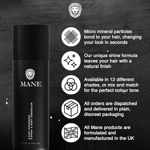 Professional hair styling with Mane thickening spray