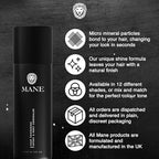 Professional hair styling with Mane thickening spray