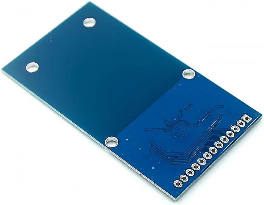 Rear view of the multi protocol NFC frontend development board with clear pinout markings