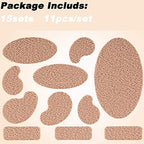 Aivees.Dream anti-wear heel stickers packaging with 165 pieces of foot care tape