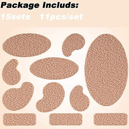Aivees.Dream anti-wear heel stickers packaging with 165 pieces of foot care tape