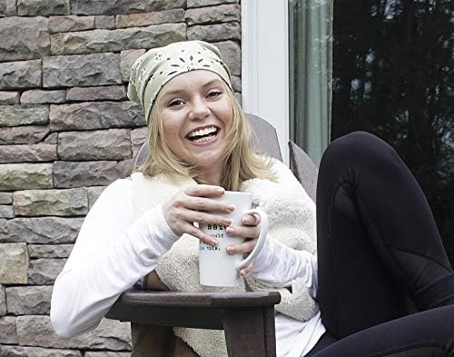 Model wearing the SaverPak permethrin treated bandana as a neck gaiter