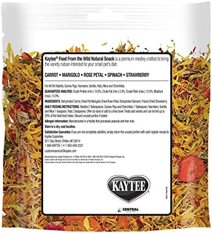 Kaytee Food From The Wild product container layout