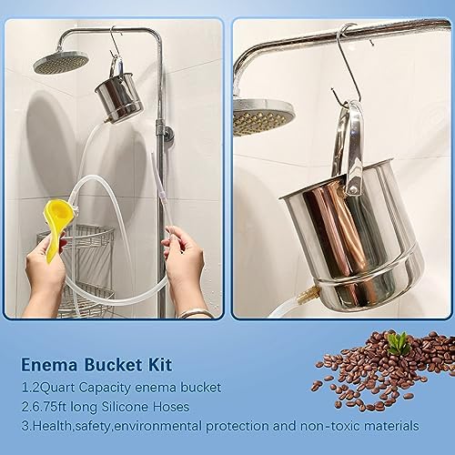 Smokitcen enema kit storage bag and hanging hook components.