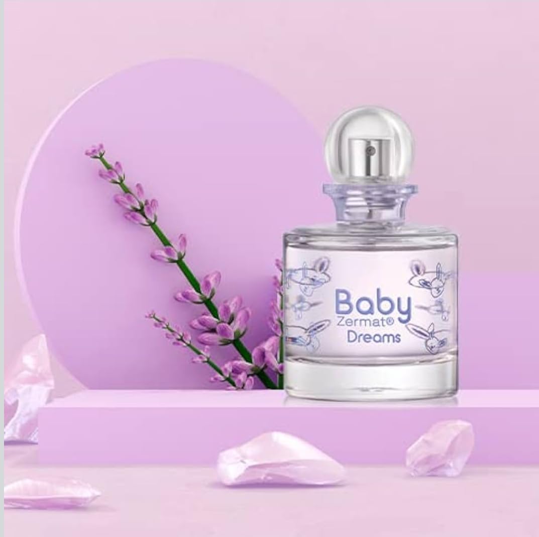 Zermat Baby Dreams Fragrance 1.69 fluid ounce bottle front view authentic imported baby cologne