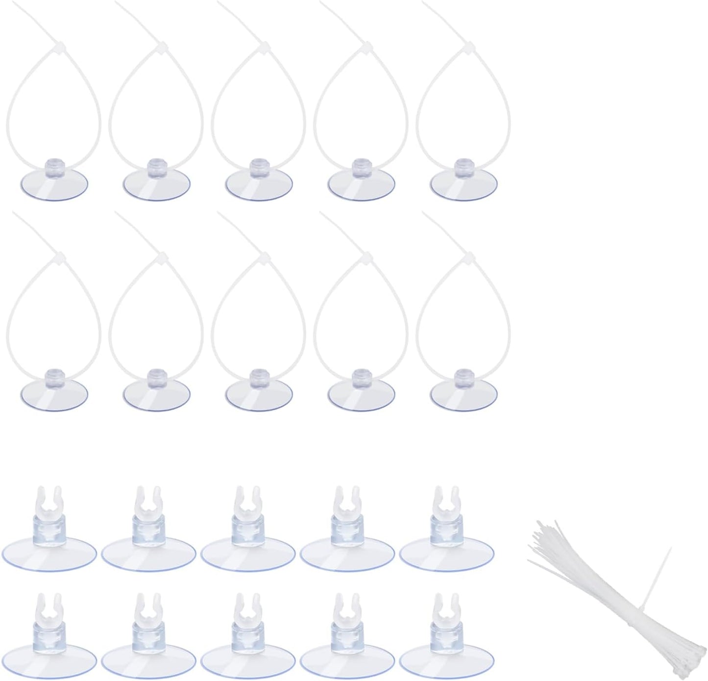 Aquaneat aquarium suction cups front view pack for fish tank management