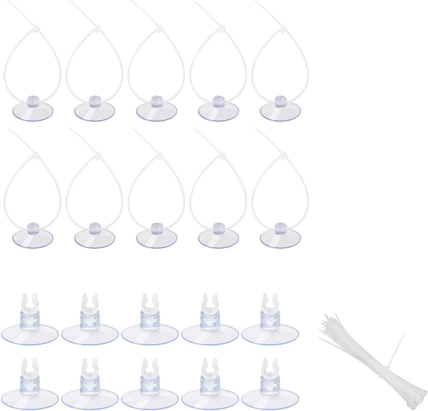 Aquaneat aquarium suction cups front view pack for fish tank management