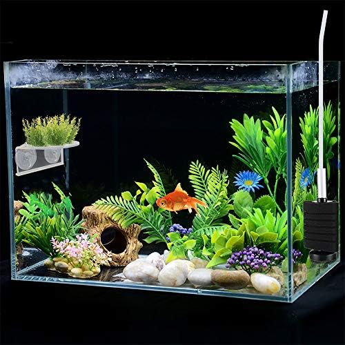 Multi layer fish tank decoration shelf with safe rounded edges