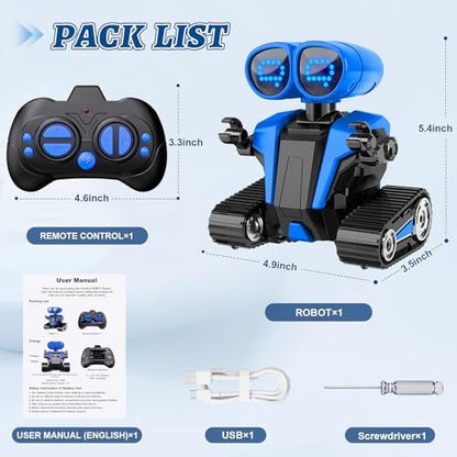 Close up of MindPal interactive robot for kids
