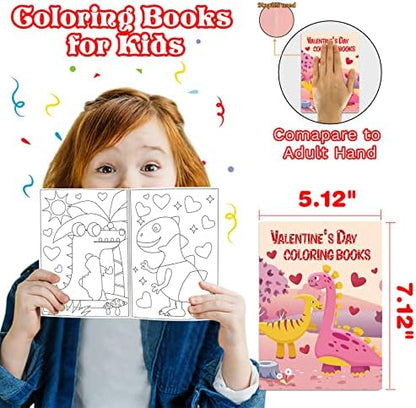 Lionoble mini holiday coloring books for children shown next to a travel bag highlighting the compact travel friendly size.