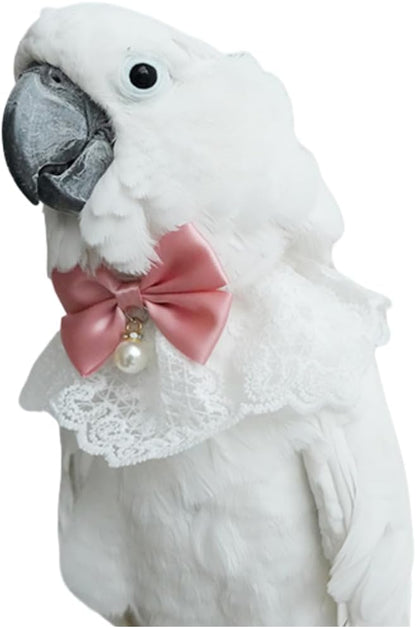 Bird Collar, Bird Clothes, Parrot Bird Supplies, Cute Collar for Medium and Large Birds Eclectus Cockatoo African Grey Amazon Bow Tie Scarf Super Cute Costume Photo Prop for Parrots (Necktie) - Image 10