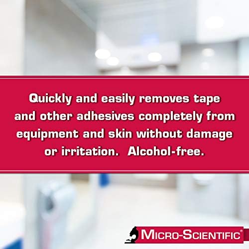Alcohol free medical tape remover for sensitive skin residue cleaning