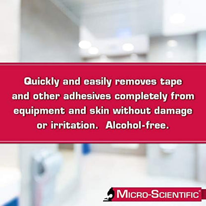 Alcohol free medical tape remover for sensitive skin residue cleaning