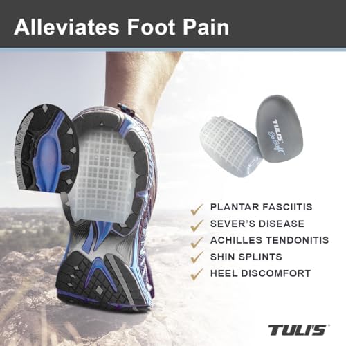 Tuli's shock absorbing waffle design gel inserts for plantar fasciitis
