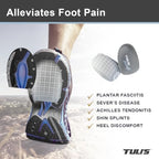 Tuli's shock absorbing waffle design gel inserts for plantar fasciitis