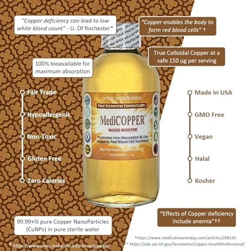 Close up of Nutraneering colloidal copper nanoparticle nutrient packaging