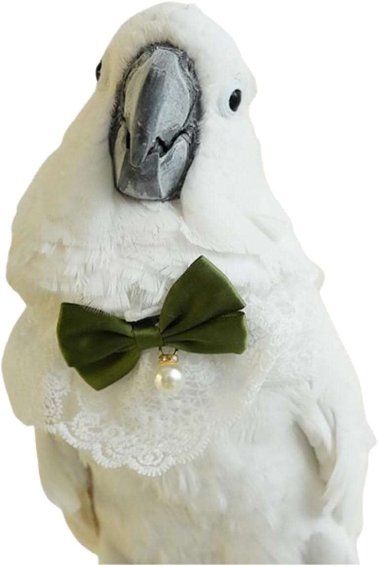 Bird Collar, Bird Clothes, Parrot Bird Supplies, Cute Collar for Medium and Large Birds Eclectus Cockatoo African Grey Amazon Bow Tie Scarf Super Cute Costume Photo Prop for Parrots (Necktie) - Image 14