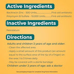 Neosporin Simply Formula paraben free first aid ointment packaging side panel details