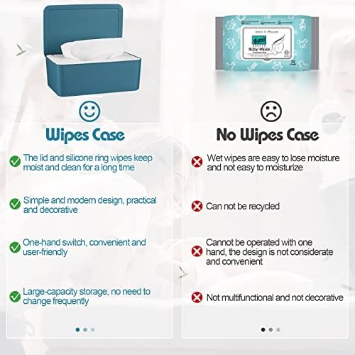 Whiidoom baby wipes dispenser showing snap-on lid mechanism