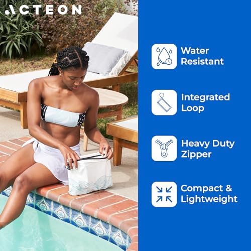 Acteon wet dry bag packed in luggage