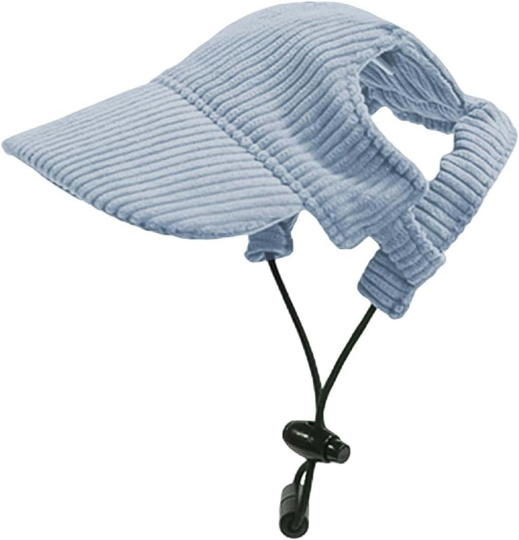 Symphonyw dog baseball cap blue large front view with brim
