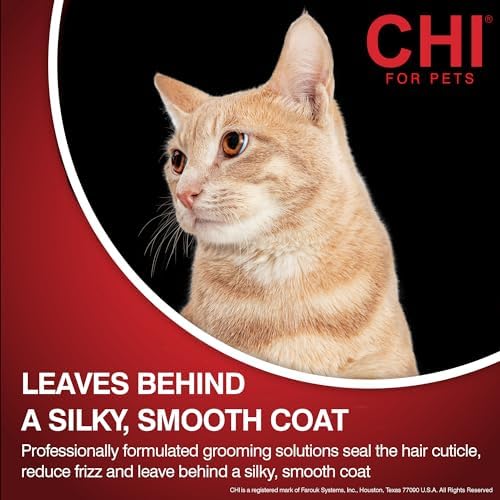 pH balanced feline conditioning shampoo by CHI for cats with sensitive skin