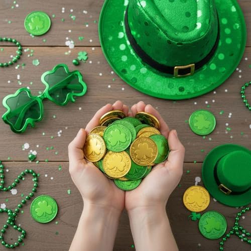 Premium imported DIYASY holiday decoration coins for table scatter arrangements.