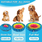 Vivifying Snuffle Mat for Dogs filled with dog treats for slow eating