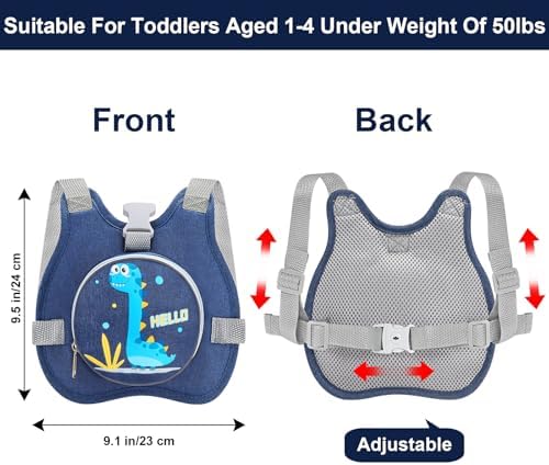 Accmor child safety harness with reflective wrist link