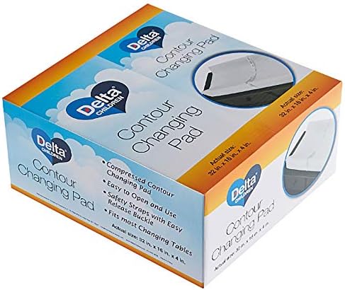 Delta Children changing pad packaged in retail box for nursery gifting