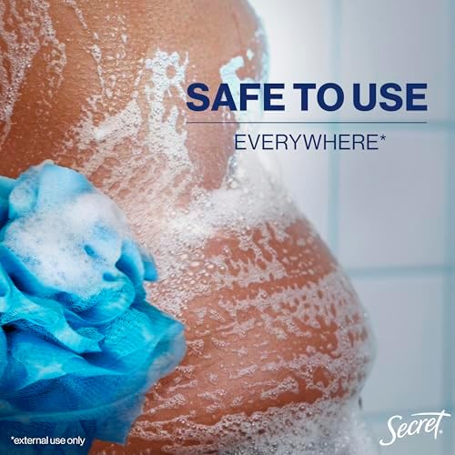 Imported Secret feminine body wash in Peach and Vanilla scent