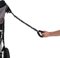 Strollmate stroller handle front view attached to a pram