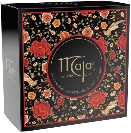 Top view of Maja perfumed dusting powder for women.