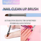 Jassins nail brushes with protective caps for storage