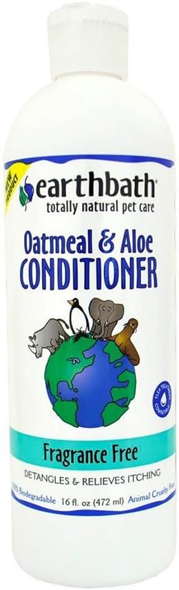 earthbath, Oatmeal & Aloe Conditioner - Dog Conditioner for Allergies & Itching, Dry Skin, Dog Wash that Helps Detangle & Relieve Itching, Made in USA, Cruelty Free Pet Conditioners - 16 Oz (1 Pack) - Image 11