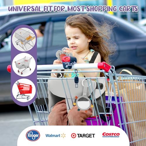BALAPET shopping cart cover showing safety straps